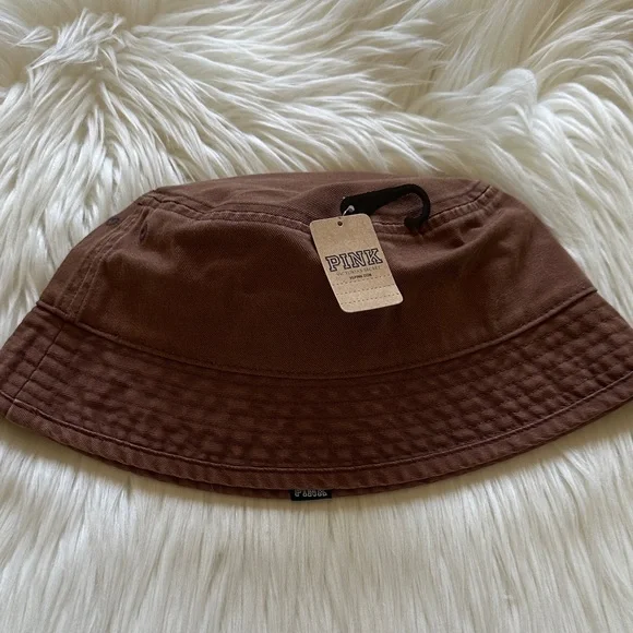 PINK Victoria's Secret Brown Bucket Hat - Picture 2 of 5
